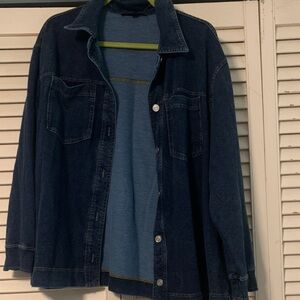 Dark Blue butter soft Denim Jacket. Wore 1 time